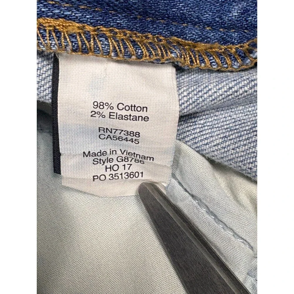 J.Crew The Sutton Jeans Mens 31x32 Light Wash Straight Stretch Denim Blue